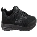 Skechers Womens Dyna Air SR Comfortable Slip Resistant Work Shoes Black 5 US or 22 cm