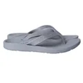 Archline Womens Comfortable Supportive Orthotic Flip Flops Thongs Grey 12 US Womens or 43 EUR