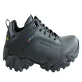 Bradok Krakatoa Mens Comfort Leather Hiking Shoes Made In Brazil Black 10 AUS or 44 EUR
