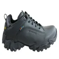 Bradok Krakatoa Mens Comfort Leather Hiking Shoes Made In Brazil Black 11 AUS or 45 EUR