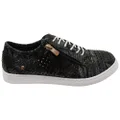 Cabello Comfort EG17P Womens Leather European Leather Casual Shoes Charcoal 7 AUS or 38 EUR