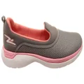 Adrun Dehlia Womens Comfortable Slip On Shoes Made In Brazil Grey Pink 7 AUS or 38 EUR