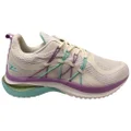 Adrun Ultimate Womens Comfortable Athletic Shoes Made In Brazil White Purple 6 AUS or 37 EUR