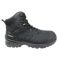 New Balance Contour Mens Leather Composite Toe 4E Extra Wide Boots Black 11 US
