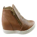 Orcade Mimosa Womens Comfortable Leather Ankle Boots Made In Brazil Tan 10 AUS or 41 EUR