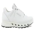 ECCO Multi Vent Womens Low GTX Comfortable Leather Lace Up Shoes White 4-4.5 AUS or 35 EUR