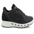 ECCO Multi Vent Womens Low GTX Comfortable Leather Lace Up Shoes Black 5-5.5 AUS or 36 EUR