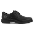 ECCO Mens Helsinki 2 Mens Plain Derby Comfortable Leather Dress Shoes Black 8-8.5 AUS or 42 EUR