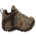 Merrell Womens Deverta 2 Waterproof Comfortable Leather Hiking Shoes Brown 7 US or 24 cm