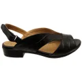 Opananken Baili Womens Comfortable Brazilian Leather Sandals Black 8 AUS or 39 EUR