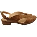 Opananken Baili Womens Comfortable Brazilian Leather Sandals Tan 8 AUS or 39 EUR
