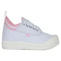 Volley International Low Older Kids Youths Casual Lace Up Shoes White/Pink 4 US (Older Kids)