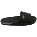 BR Sport Zak Mens Brazilian Comfort Slides Sandals With Massage Balls Black/Black 8 AUS or 42 EUR
