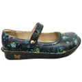 Alegria Belle Womens Comfortable Leather Mary Jane Shoes Black Multi 11 US or 42 EUR