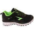 Sfida Cosmic Kids Comfortable Lace Up Athletic Shoes Black Lime 2 US (Older Kids)