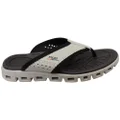 Pegada Blake Mens Comfortable Thongs Sandals Made In Brazil White Black 9 AUS or 43 EUR