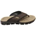Pegada Blake Mens Comfortable Thongs Sandals Made In Brazil Brown 10 AUS or 44 EUR