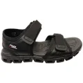 Pegada Saul Mens Comfortable Adjustable Sandals Made In Brazil Black 7 AUS or 41 EUR