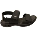 Itapua Jackson Mens Comfortable Adjustable Sandals Made In Brazil Black 7 AUS or 41 EUR