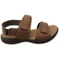 Itapua Jackson Mens Comfortable Adjustable Sandals Made In Brazil Brown 9 AUS or 43 EUR