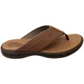 Itapua Marty Mens Comfortable Thongs Sandals Made In Brazil Brown 9 AUS or 43 EUR