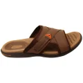 Itapua Bounty Mens Comfortable Slides Sandals Made In Brazil Brown 7 AUS or 41 EUR