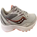 Saucony Womens Cohesion 15 Comfortable Athletic Shoes Grey Coral 10 US or 26.5 cms