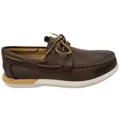 Sperry Mens Leather Authentic Original Plushwave 2.0 Boat Shoes Brown 7 US