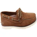 Sperry Mens Leather Leeward 2 Eye Comfortable Wide Fit Boat Shoes Brown 7 US