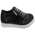 Cabello Comfort EG17P Womens Leather European Leather Casual Shoes Charcoal 5 AUS or 36 EUR