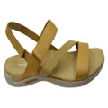 Merrell Womens Comfortable District 3 Strap Web Sandals Gold 6 US or 23 cm