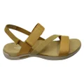 Merrell Womens Comfortable District 3 Strap Web Sandals Gold 6 US or 23 cm