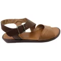 Balatore Simonne Womens Comfortable Leather Sandals Made In Brazil Tan/Brown 9 AUS or 40 EUR