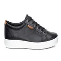 ECCO Mens Soft 7 Comfortable Leather Casual Lace Up Sneakers Shoes Black 10-10.5 AUS or 44 EUR