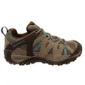 Merrell Womens Deverta 2 Waterproof Comfortable Leather Hiking Shoes Brown 7.5 US or 24.5 cm