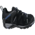 Merrell Mens Deverta 2 Waterproof Comfortable Leather Hiking Shoes Black 10 US or 28 cms