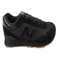 New Balance Womens 515 Slip Resistant Comfortable Leather Work Shoes Black 8 US