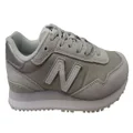New Balance Womens 515 Slip Resistant Comfortable Leather Work Shoes Grey 9.5 US