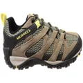 Merrell Womens Alverstone Comfortable Leather Hiking Shoes Brindle 8.5 US or 25.5 cm