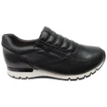 Caprice Comfort Mona Womens Extra Wide Comfort Leather Shoes Black 9 AUS or 40 EUR