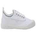 Volley International Low Mens Casual Lace Up Shoes White/Light Grey 7 US or 6 AUS