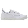 Volley International Low Mens Casual Lace Up Shoes White/Light Grey 7 US or 6 AUS