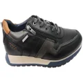 Pikolinos Mens Cambil M5N-6010C3 Comfort Leather Lace Up Casual Shoes Black 11 AUS or 45 EUR