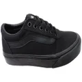 Vans Mens Ward Comfortable Lace Up Sneakers Black/Black 7 US Mens