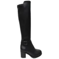 Tamaris Abigail Womens Comfortable Leather Knee High Boots Black 7.5 US or 38 EUR