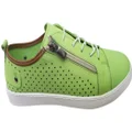 Orizonte Cambria Womens European Comfortable Leather Casual Shoes Green 8 AUS or 39 EUR