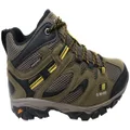 Hi Tec Mens Ravus Vent Lite Mid Waterproof Comfortable Hiking Boots Brown 8 US