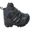 Hi Tec Mens Tarantula Mid Waterproof Comfortable Hiking Boots Charcoal 9 US
