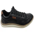 Ferricelli Richard Mens Brazilian Comfort Leather Slip On Casual Shoes Black 8 AUS or 42 EUR