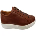 ECCO Mens Comfortable Leather Soft 7 Sports Classic Sneakers Tan 6-6.5 AUS or 40 EUR
